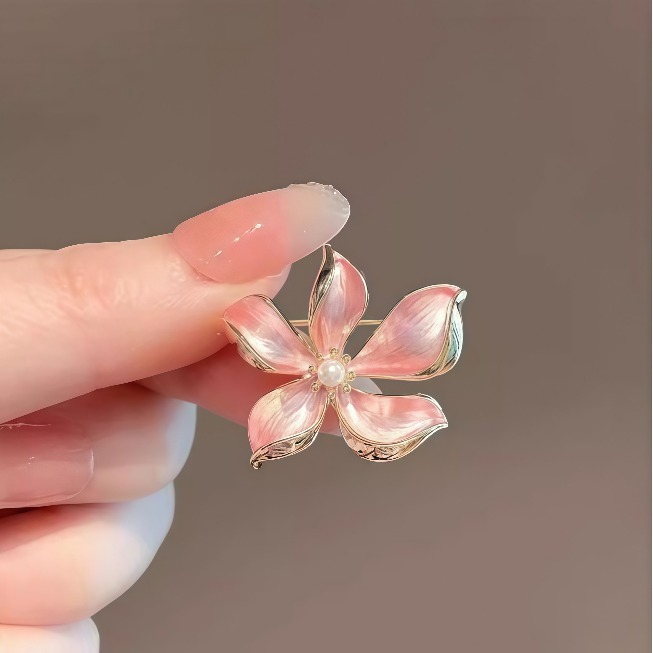 爱莲说粉色莲花胸针女款高档滴油花卉中国风胸花西装旗袍别针配饰,饰品/流行首饰/时尚饰品新,胸针,淘宝优惠券,粉丝福利购,淘宝优惠卷