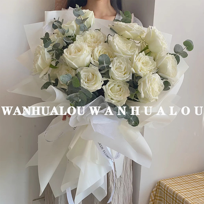 香港同城生日情人节混搭玫瑰花束