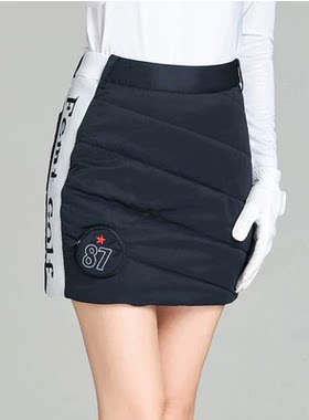 新款高尔夫衣服秋冬夹棉加厚裙子