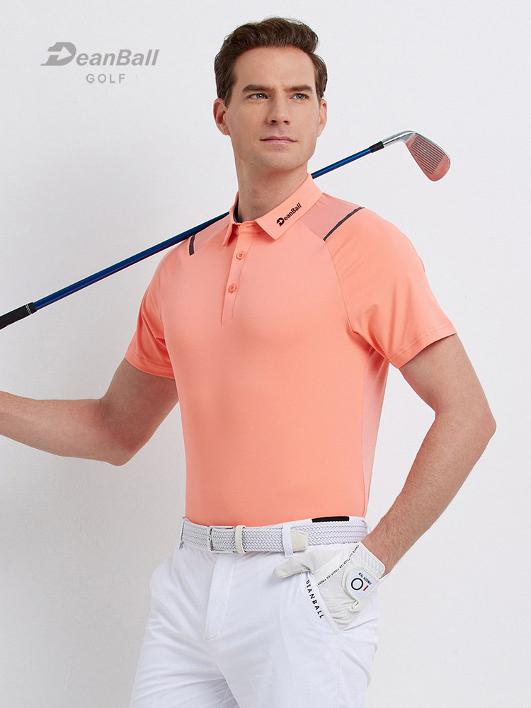高尔夫短袖T恤男装弹力速干运动上衣夏季高尔夫服装男透气polo衫,运动/瑜伽/健身/球迷用品,高尔夫上装,淘宝优惠券,粉丝福利购,淘宝优惠卷