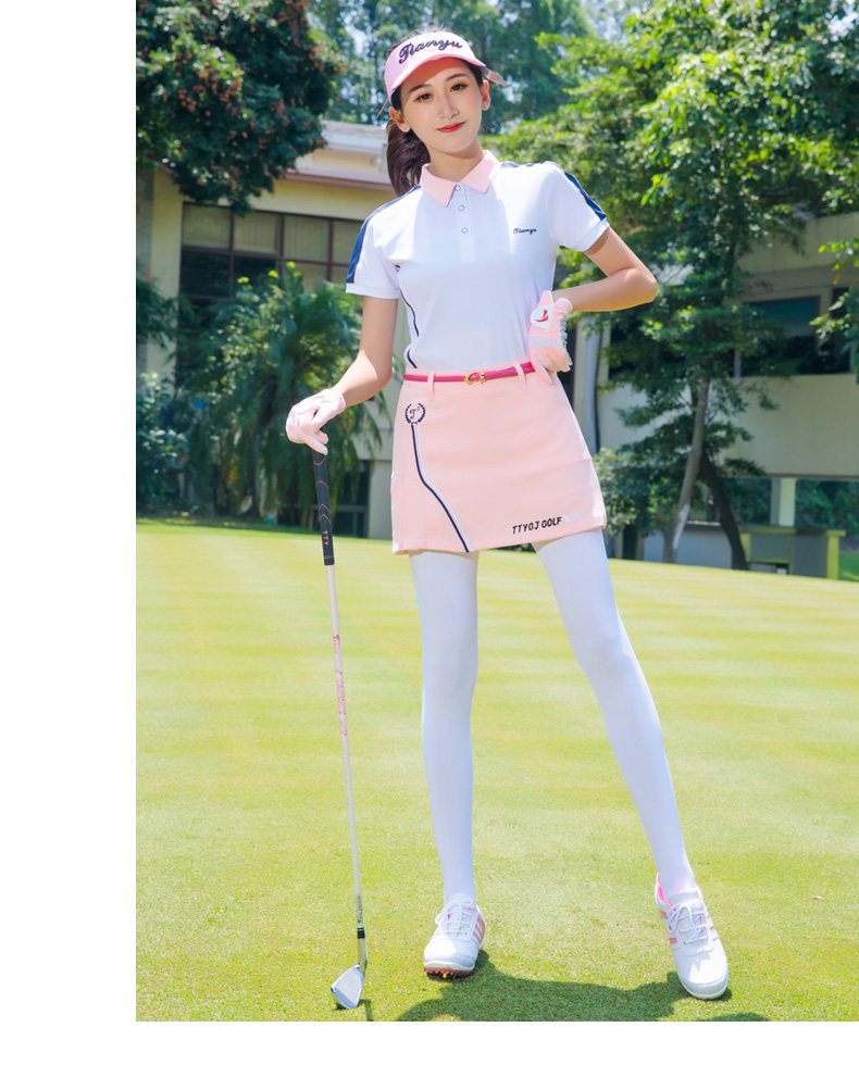 新款夏季高尔夫女士套装 速干球衣运动T恤配防走光裙子LOGO套装,运动/瑜伽/健身/球迷用品,高尔夫上装,淘宝优惠券,粉丝福利购,淘宝优惠卷