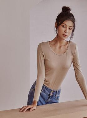 美雅碧隐形薄暖自发热羊毛恒温抗静电美肤打底家居保暖女空调睡衣