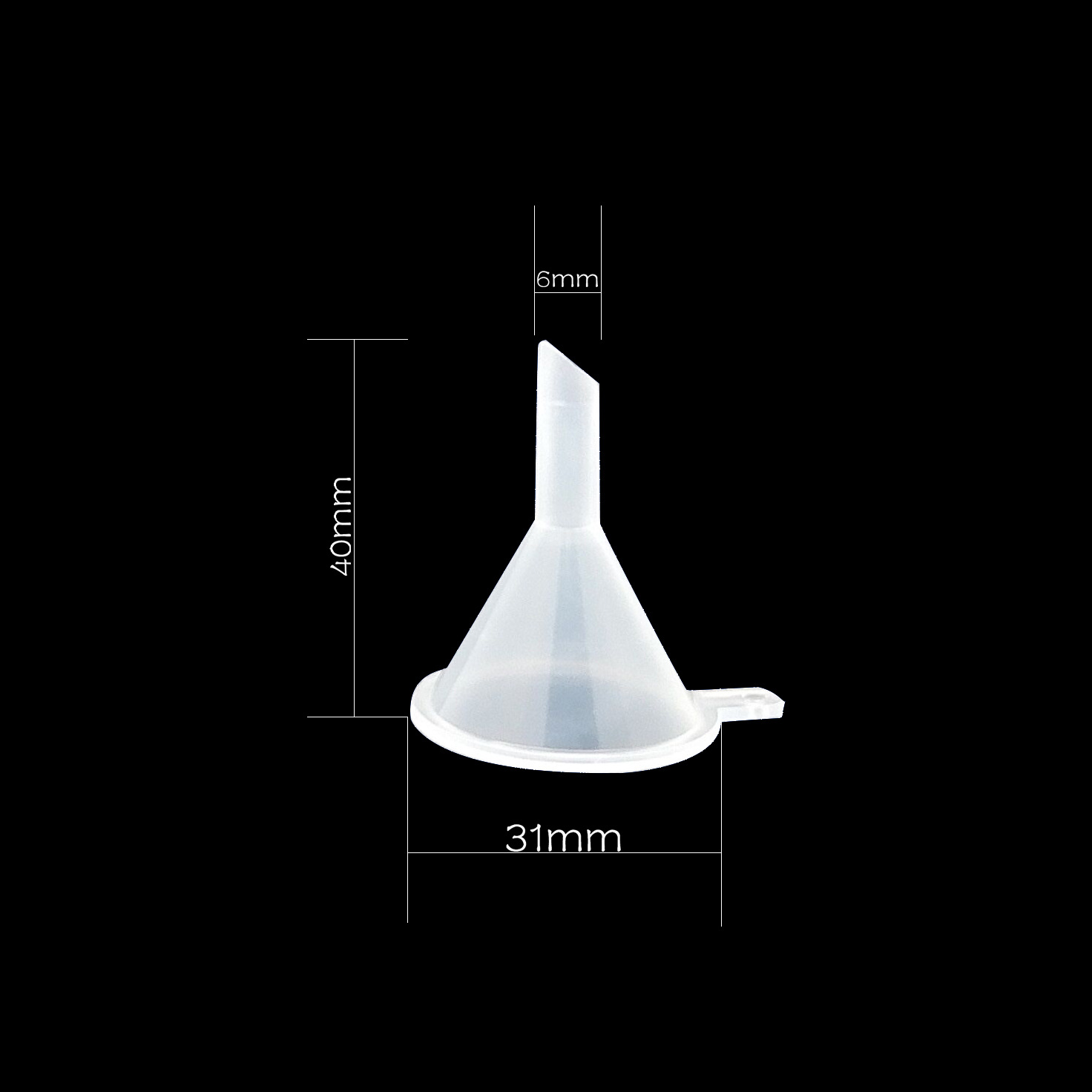 分装工具油漏子小号液体分装塑料漏斗香水爽肤水化妆水迷你小漏斗