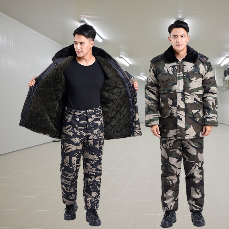 迷彩棉衣棉裤套装男冷库专用防寒工作服加绒加厚保暖冬季棉服宽松,男装,棉衣,淘宝优惠券,粉丝福利购,淘宝优惠卷