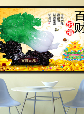 餐厅简约颜色靓丽餐厅装饰画防水