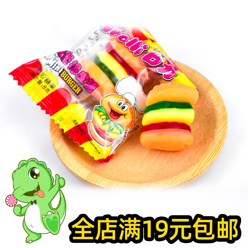 汉堡橡皮糖童年小时候怀旧德国品牌Trolli口力橡皮糖休闲软糖果8g|msdalam kategori makanan ringan/Nuts/Specialty, Gula-gula dan makanan ringan/Jelly/Pudding, gula-gula - dari Buy2taobao.com untuk memberikan perkhidmatan ejen Taobao profesional membeli