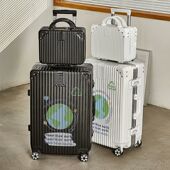 得下世界就是你 开学旅行箱个性 创意贴纸冰箱墙壁贴装 行李箱贴纸