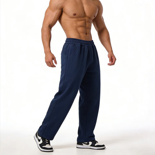 美式新款重磅弯刀卫裤健身长裤