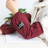 成人家用厨房防油污手臂套男女上班宽松透气工作护袖 纯棉袖 套长款