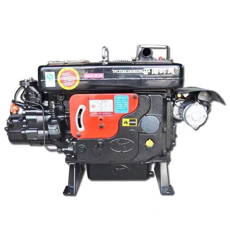 时风柴油机28马力 sf28匹发动机 单杠农用三轮车四轮车电启动原厂