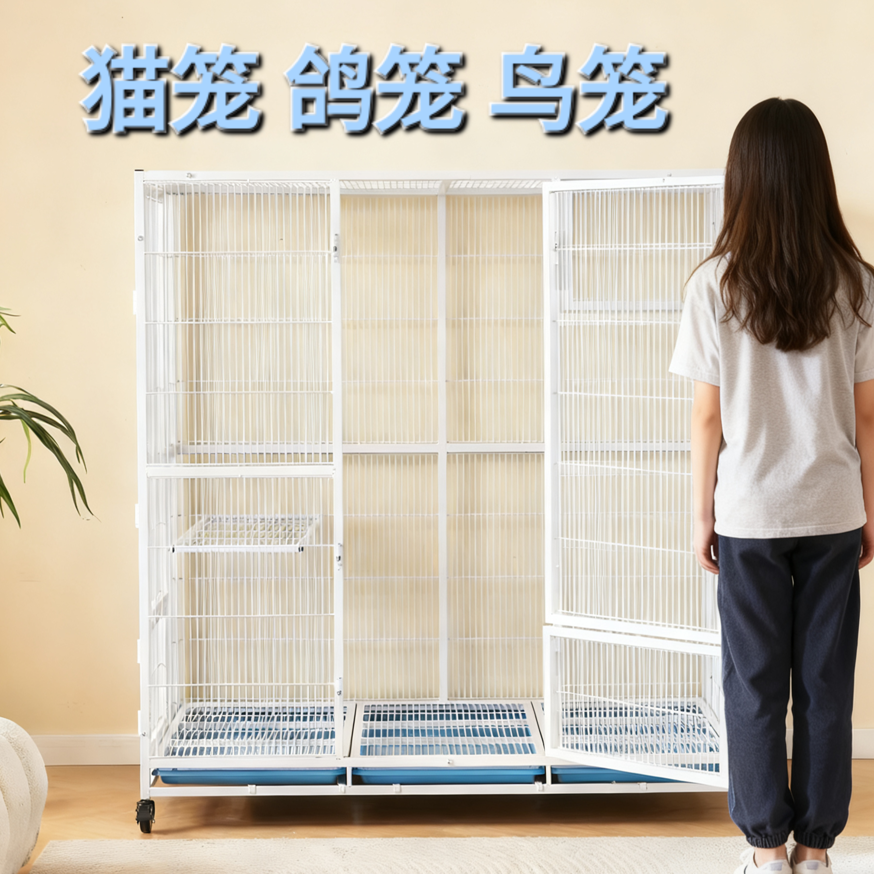 特大自由空间鸽笼猫笼1.5米高笼鹦鹉信鸽养殖笼加密信鸽鸡宠物笼,宠物/宠物食品及用品,宠物鸡/鸭/鸽笼,淘宝优惠券,粉丝福利购,淘宝优惠卷