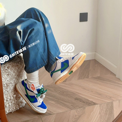 GMT8 绒面皮革 耐克SB Dunk复古休闲Nike气垫板鞋女鞋 HF3704