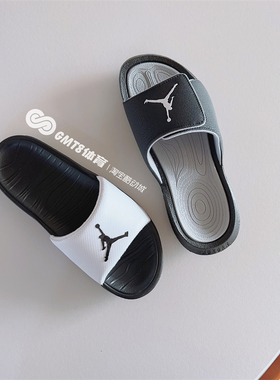 GMT8 飞人AJ6 女生夏季黑白运动休闲拖鞋Jordan CD5472 881474