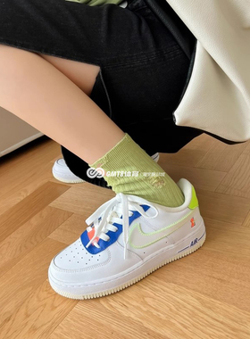 GMT8 耐克AF1空军一号Air Force 1漆皮休闲板鞋GS女鞋秋冬FB1393