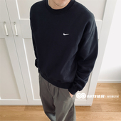 耐克专柜 加绒 基础款 Nike圆领卫衣连帽开衫 BV2667 刺绣小勾 GMT8