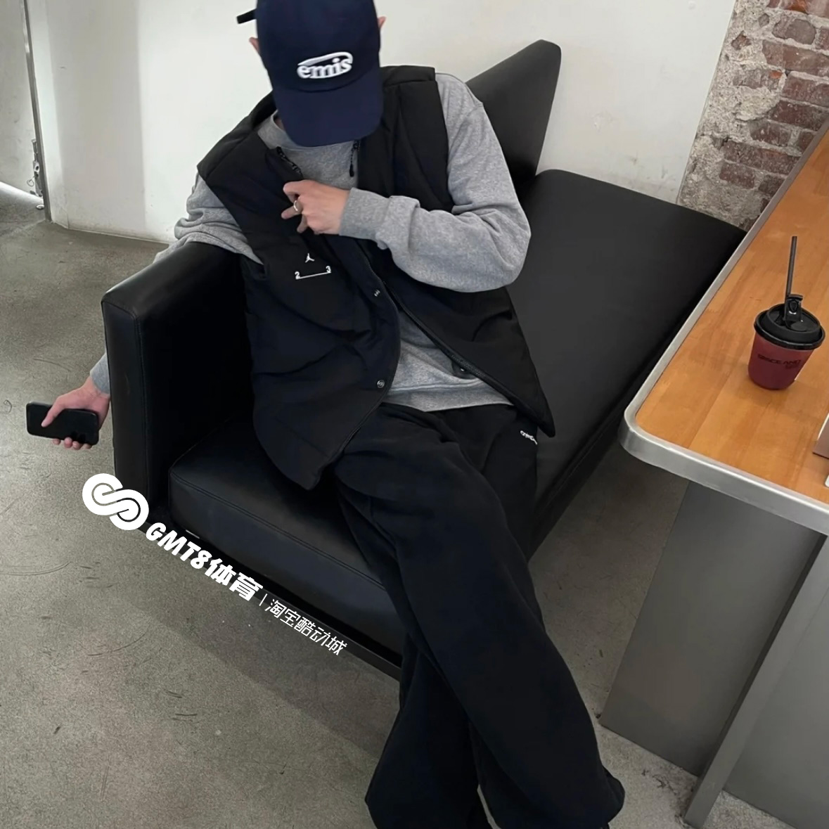 专柜正品AJ飞人秋冬叠穿休闲马甲