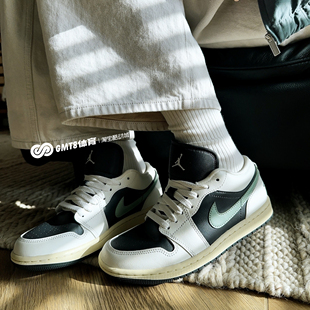 飞人Air AJ飞人 Jordan 女子休闲板鞋 DC0774 1玉烟色皮质经典 GMT8