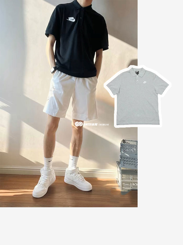 专柜正品【经典Polo衫】Nike/耐克刺绣LOGO翻领休闲短袖CJ4457 运动服/休闲服装 运动POLO衫 原图主图