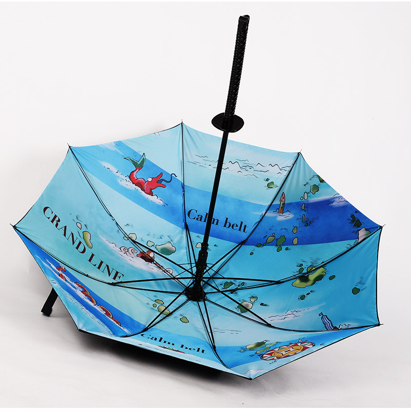 海贼王海底世界刀伞动漫长柄雨伞