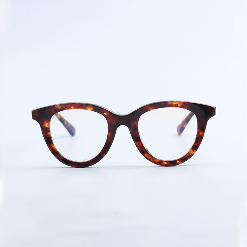 复古赛璐珞眼镜框男板材眼镜架潮黑框日本手工眼镜配近视镜10104