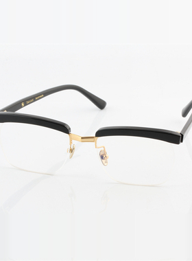 汤姆哈迪板材眉框眼镜近视眼镜复古时尚眉线框纯钛大脸近视10828