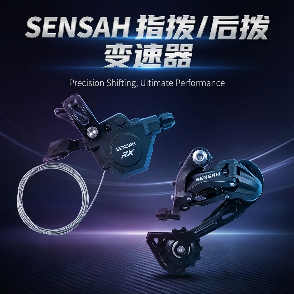 顺泰 SENSAH 外3速412专用指拨/后拨 变速器 改风行FGA1402折叠车
