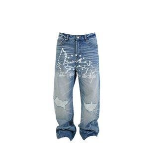 星章和平鸽牛仔裤 vinkid 云梯