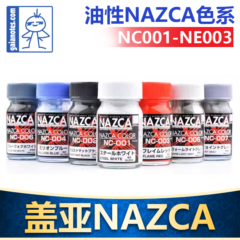 Gaia盖亚NAZCA彩色模型上色