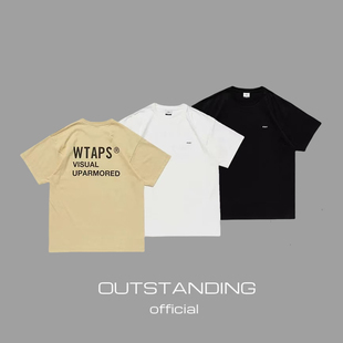 OT制造WTAPS24ss隐藏款情侣经典圆领重磅纯棉基础打底短袖T恤1