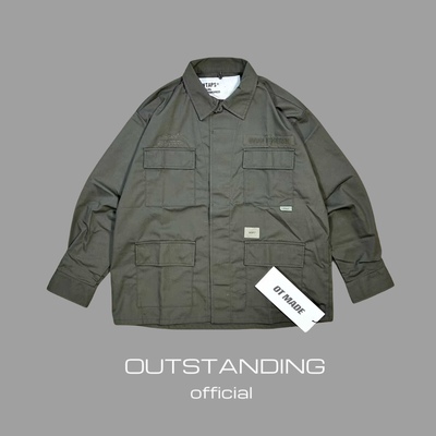 OT制造秋冬宽松多口袋夹克外套