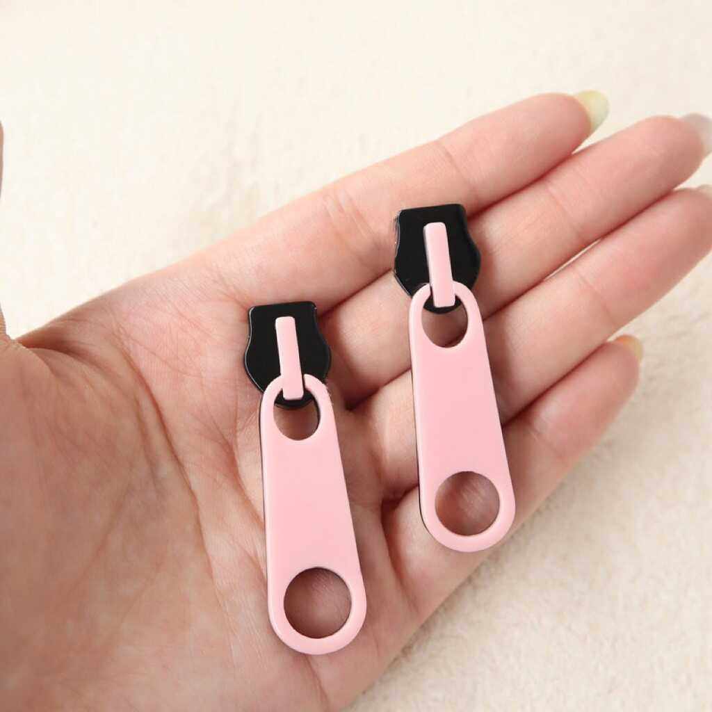 P搞怪韩版拉链个性嘻哈度假拍照影楼造型耳环钉针,饰品/流行首饰/时尚饰品新,耳环,淘宝优惠券,粉丝福利购,淘宝优惠卷