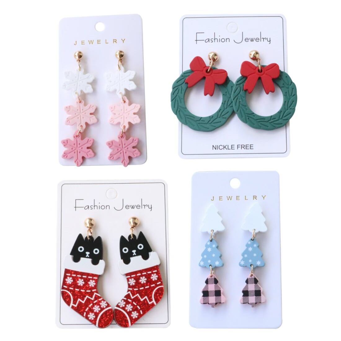 一月款圣诞节可爱甜美少女拍照耳环耳饰雪花袜子圣诞树,饰品/流行首饰/时尚饰品新,耳环,淘宝优惠券,粉丝福利购,淘宝优惠卷