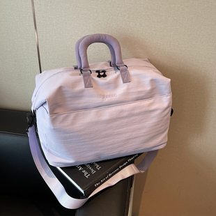 大容量旅行包女手提斜挎健身包短途出行行李包可登机包出差收纳包