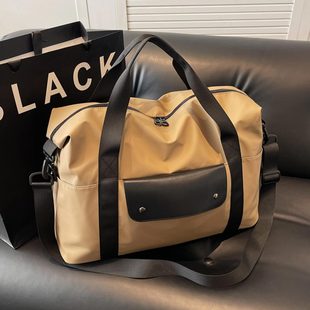 时尚短途旅行包男款大容量女士旅游轻便手提行李袋干湿分离健身包