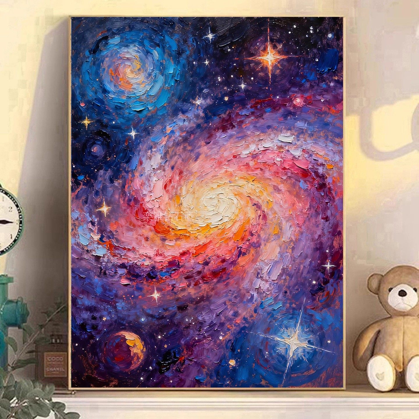 2025新款DIY手工贴钻树脂方钻满钻钻石画钻石绣带钻宇宙星空夜景