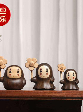 黑檀木无脸男摆件送朋友礼物