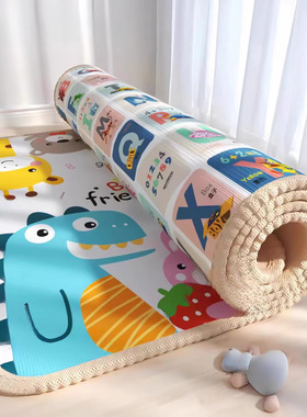 防潮加厚爬行垫宝宝婴幼儿整张防摔垫爬爬垫隔凉防水家用泡沫地垫