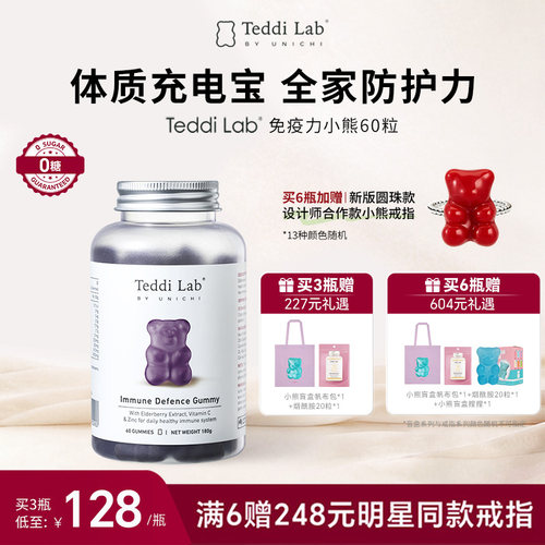 TeddilabbyUnichi免疫力小熊