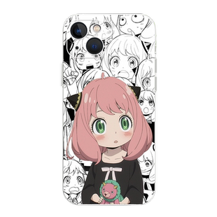 阿尼亚手机壳苹果15间谍过家家iPhone14周边13promax漫画11pro动漫12mini可爱xr动画7阿妮亚8阿妮娅17透明套