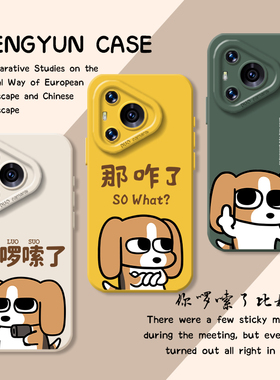 你啰嗦了适用华为nova13手机壳pura80那咋了70pro恶搞14搞怪12比格小狗11男10/mate60/p50/40/30/9se/8/7/6/5