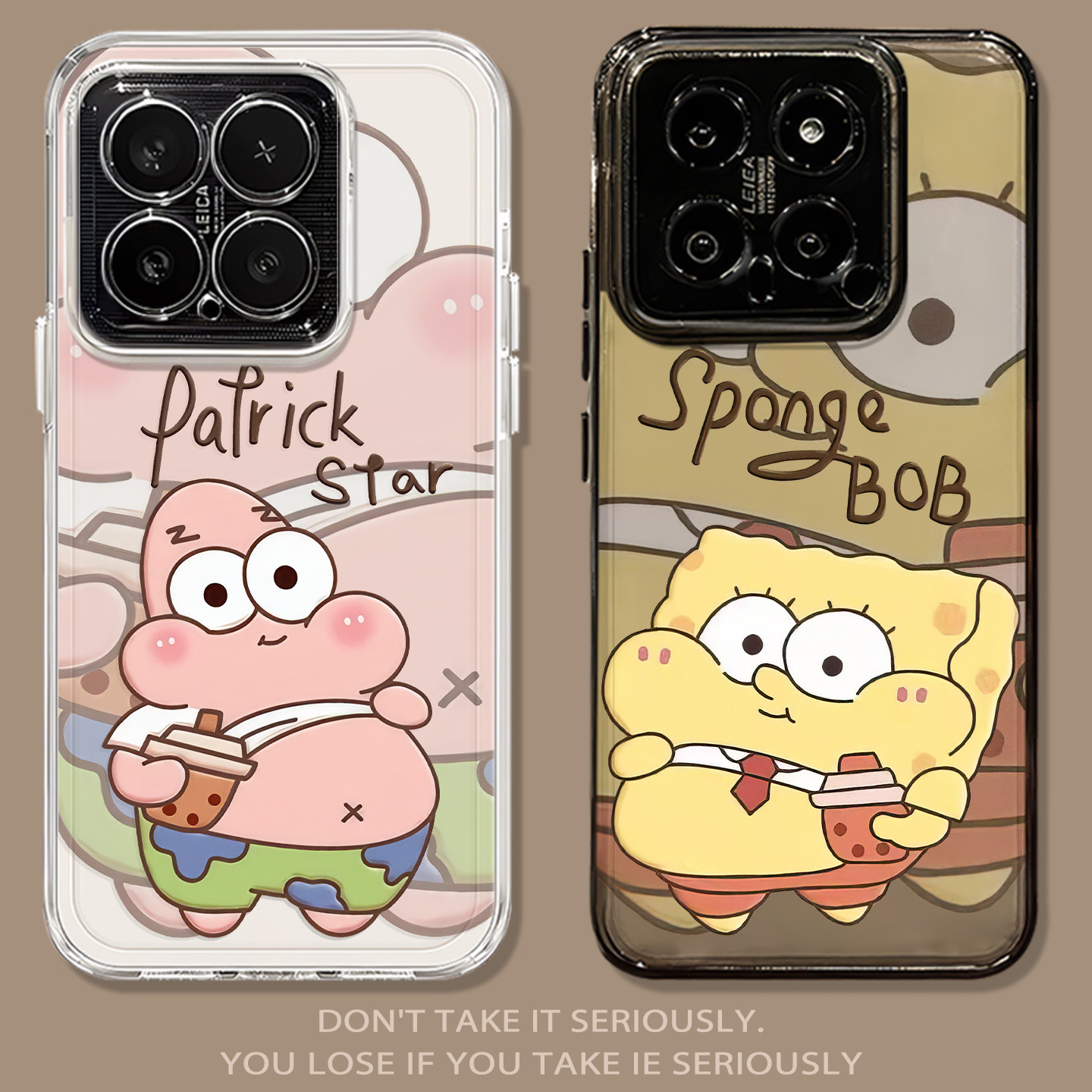 肚肚海绵宝宝派大星适用小米17promax手机壳note14夏天15/13红米k90k80k70k60k50k40/turbo5/4/civi3/12s套11