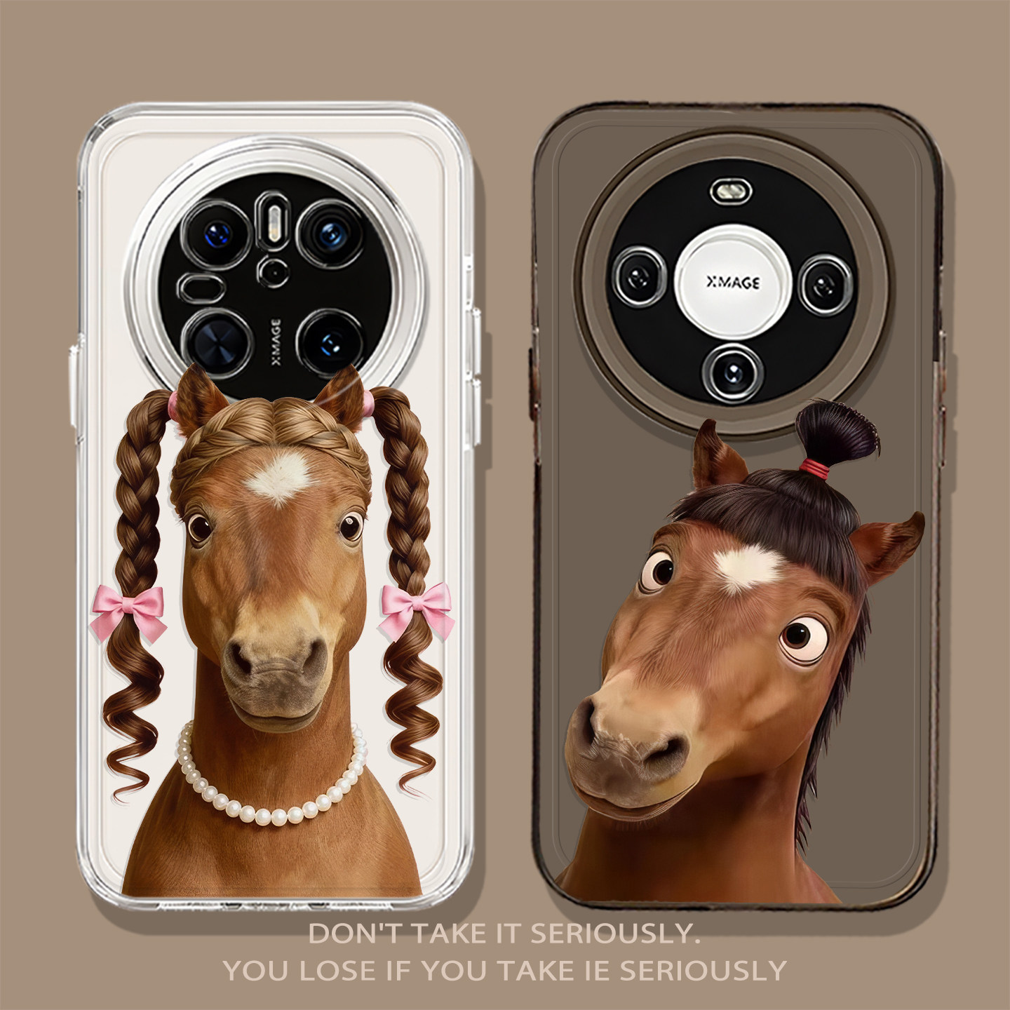 抽象快乐小马适用华为mate80手机壳新款mate80pro情侣80promax新年70pro+马年60搞怪50趣味年40搞笑mt30男女e