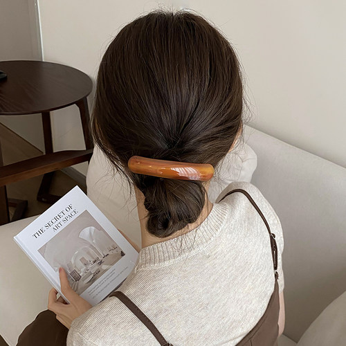 气质高级感复古弧形发夹