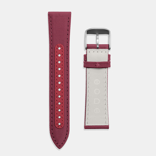 恒圆EONE手表表带时尚配件帆布表带 S-RED