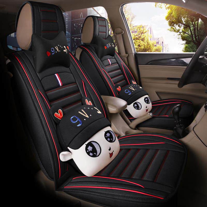 五菱宏光s座套七座专用全包四季通用S1S3坐垫套7座座椅套布艺亚麻