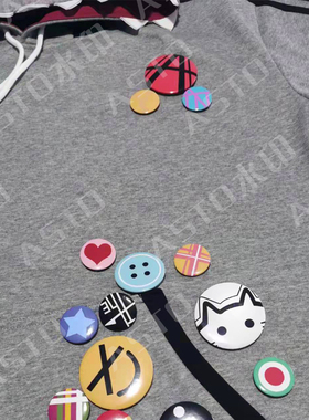 bilibili虚拟主播七海Nana7mi同款鲨鱼卫衣男女秋冬纯棉脆鲨帽衫