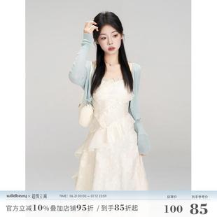 吊带连衣裙子女夏季 韩系甜美法式 收腰显瘦气质仙女长裙