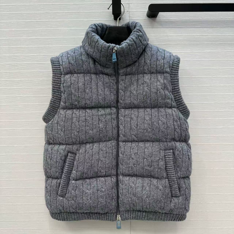 羊毛绞花针织立领拉链国标90白鸭绒高腰H版型百搭羽绒服马甲女,女装/女士精品,羽绒服,淘宝优惠券,粉丝福利购,淘宝优惠卷