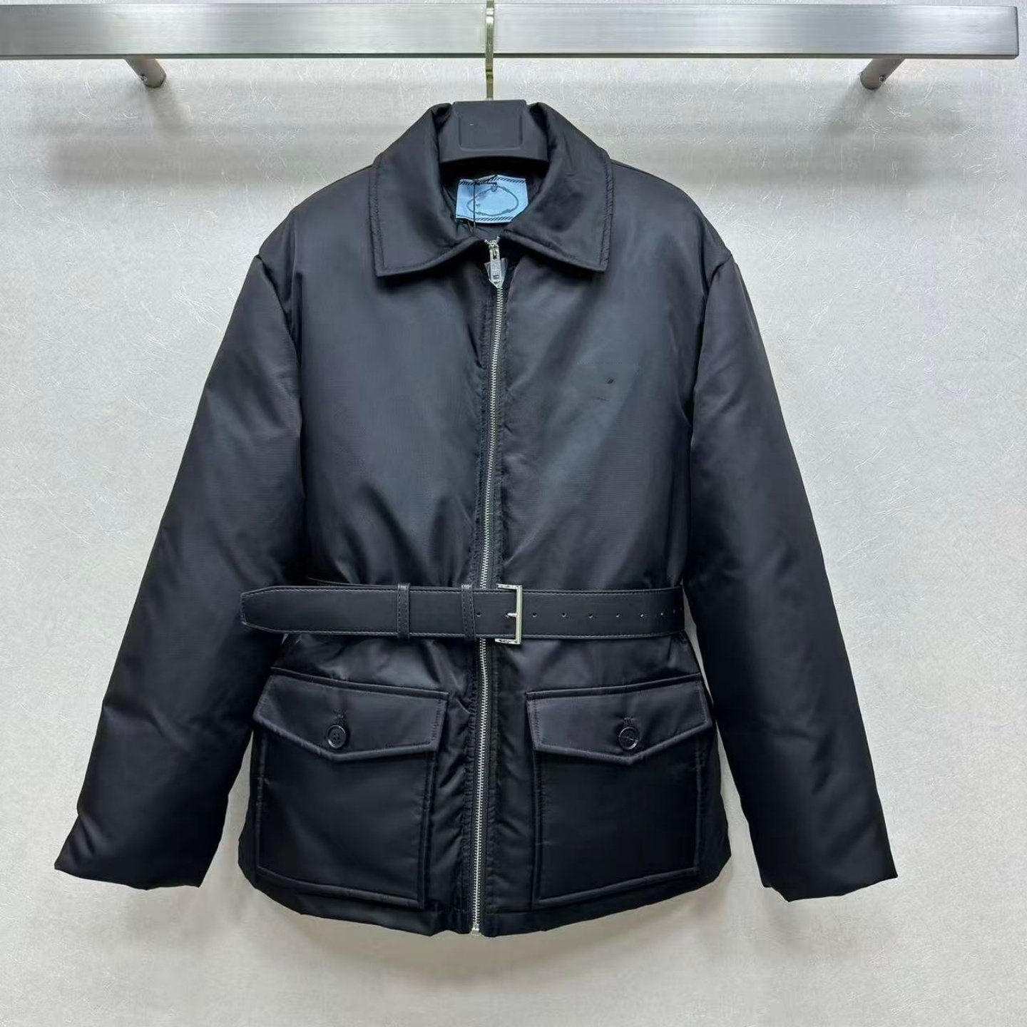 韩版新款百搭国标90白鹅绒翻领拉链腰带收腰宽松面包羽绒服外女,女装/女士精品,羽绒服,淘宝优惠券,粉丝福利购,淘宝优惠卷