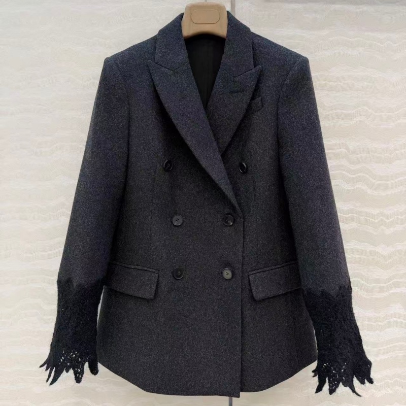 新款定制羊绒羊毛混纺马海毛外套
